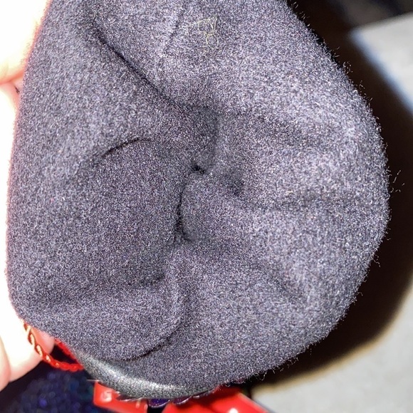 Gloves NWT B2 BALIZZA Fancy Mermaid Sequin Leather Gloves - Picture 13 of 13